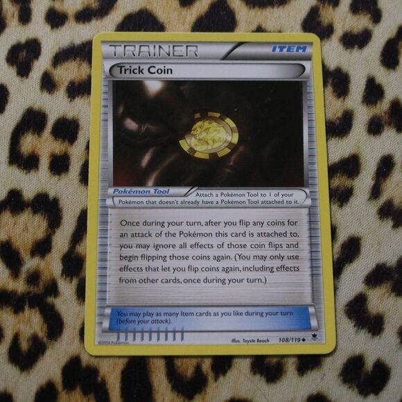 Trick Coin 108/119 Pokemon Card - Picture 1 of 1